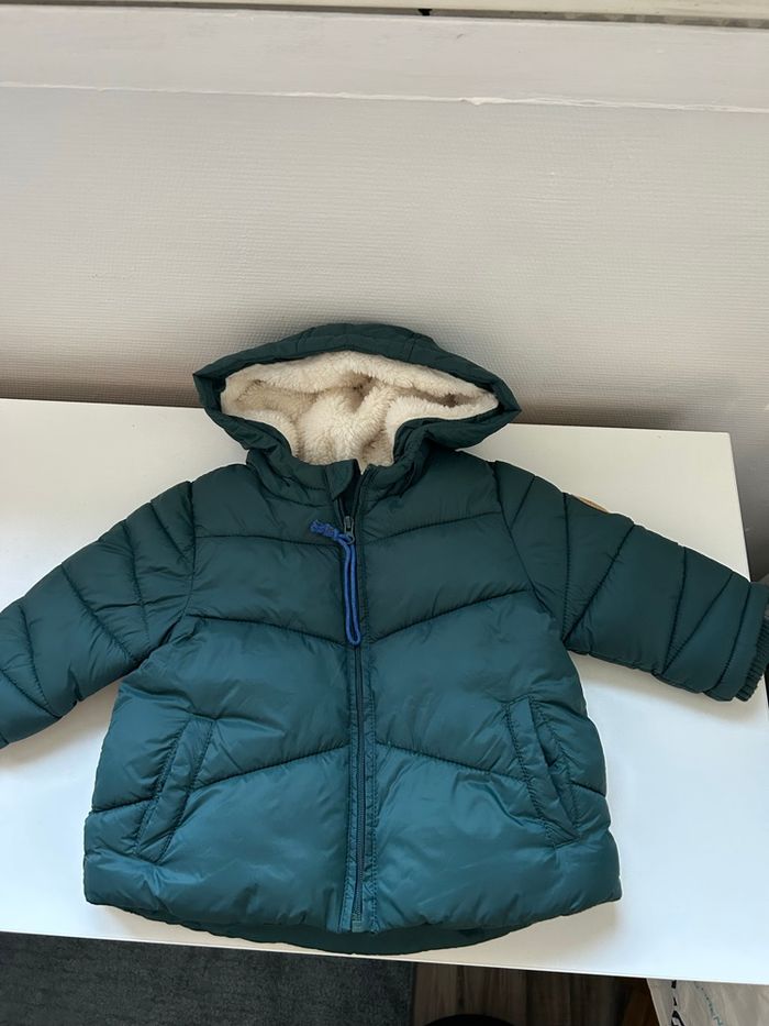 Doudoune tape à l’œil 6 mois verte