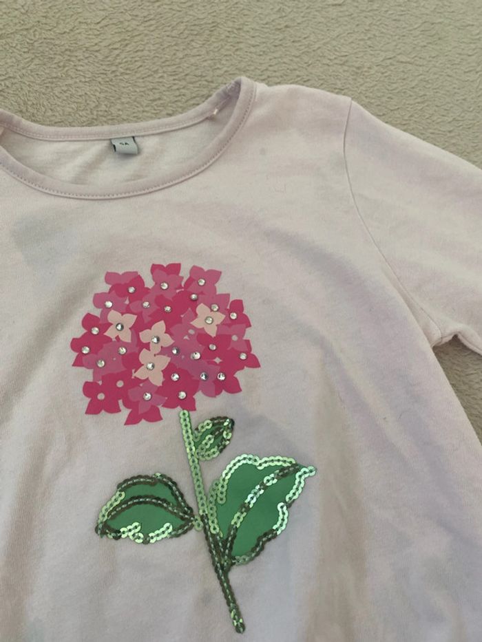 T-shirt manche longue taille 5 ans - photo numéro 4
