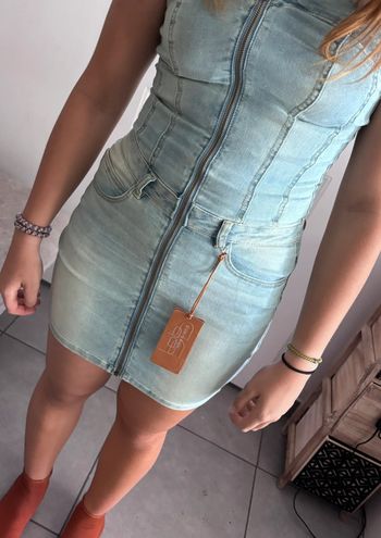 Robe bustier en jean marque LPB taille s / 36
