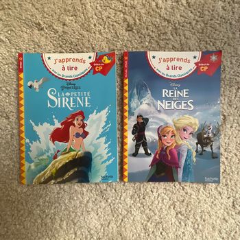 Lot de 2 livre « j’apprends à lire » Disney