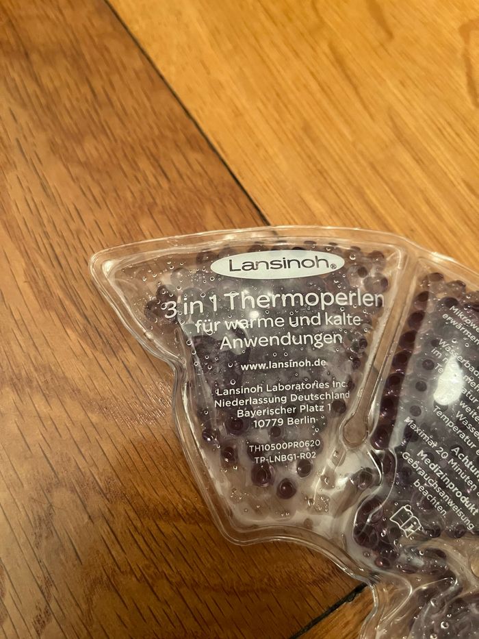 Compresses chaud/froid thermoperles allaitement Lansinoh - photo numéro 2