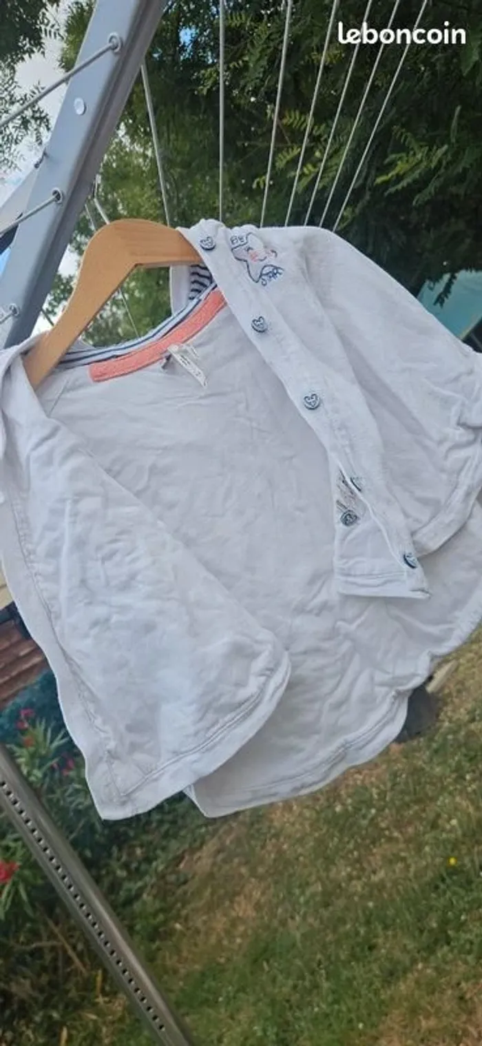 Cape bébé mixte doublée Taille 12 mois - photo numéro 3