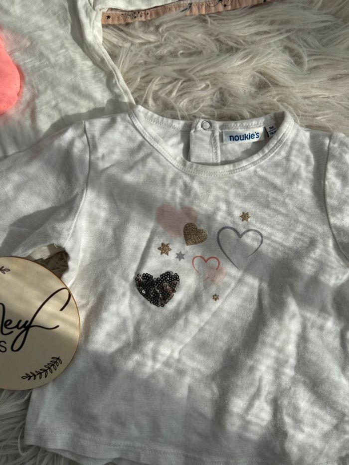 Lot de tee shirt bébé fille - photo numéro 6
