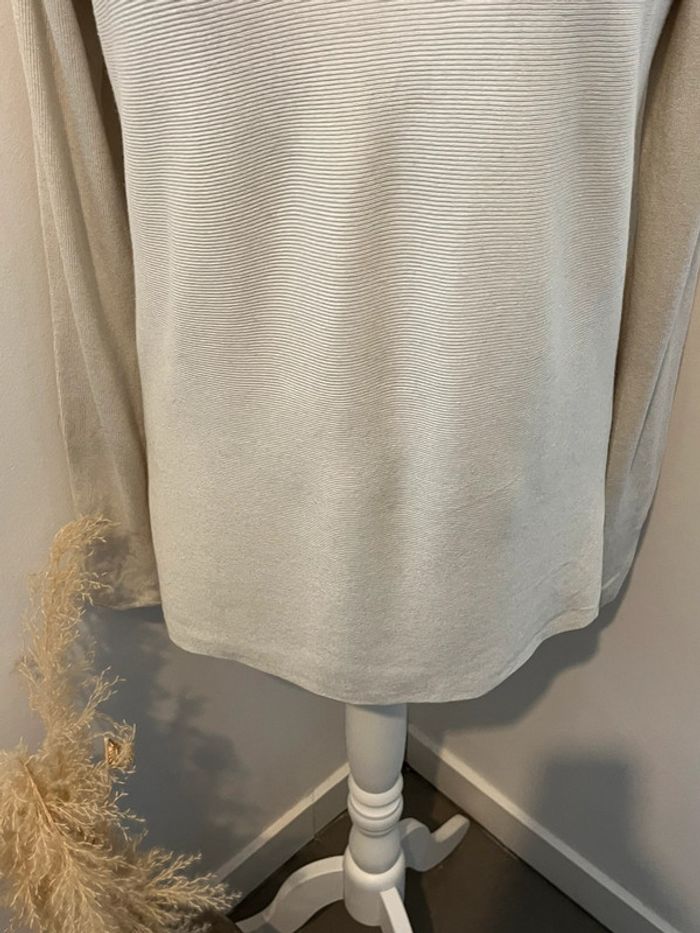 Pull beige ajouré Maje S - photo numéro 2