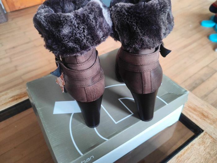 NEUF - bottines Brunes 41 - photo numéro 10