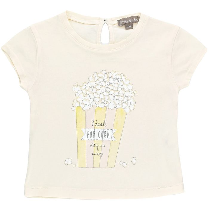 T-Shirt à manches courtes 6 mois en coton Émile et Ida