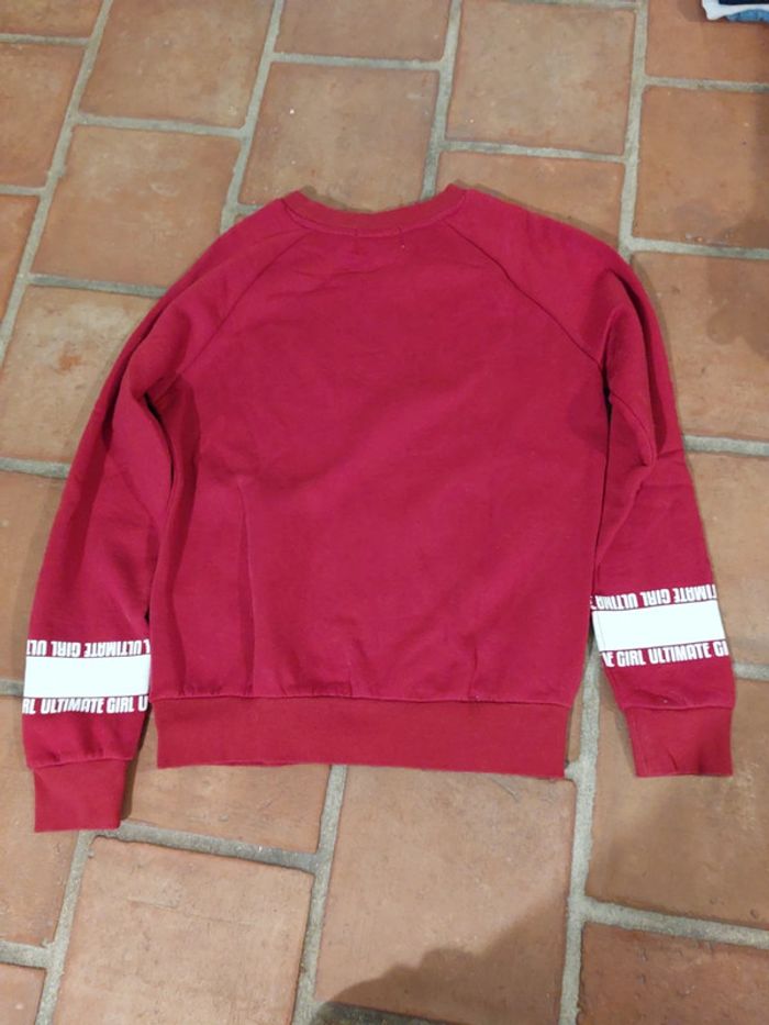 Sweat bordeaux - photo numéro 3