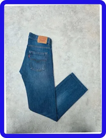 Jean Levi's 511 W24|FR34 coupe droite bleu Femme-Women pan64b