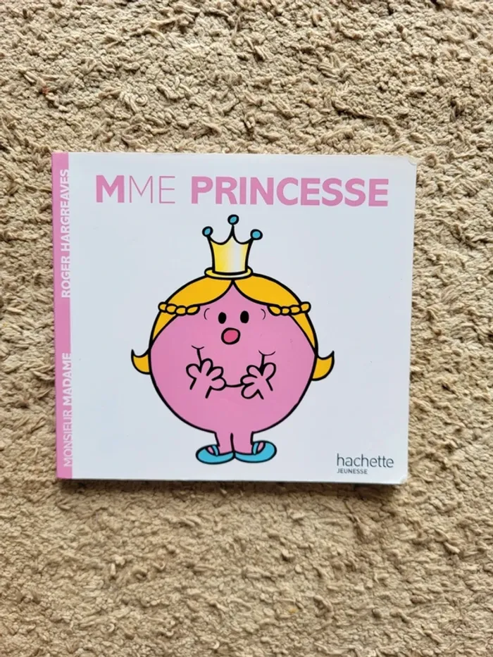 Livre enfant "Madame Princesse" de Roger Hargreaves