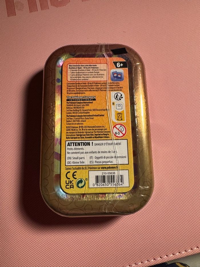 Lots de 3 mini tins 151 neuve scellé - photo numéro 3