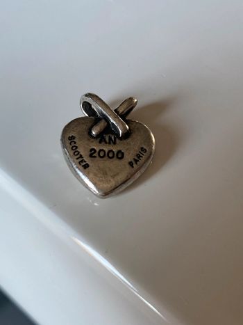 Pendentif coeur An 2000 Scooter Paris