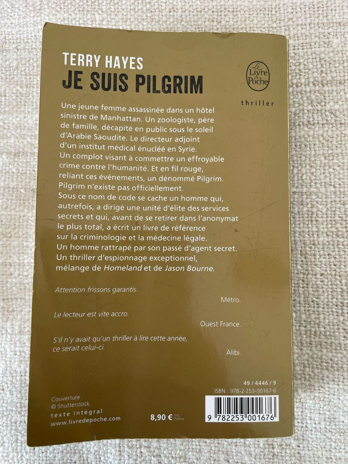 Llvre Je suis pilgrim - photo numéro 2