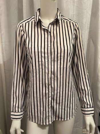 Chemise rayée noire et blanche Pimkie 38