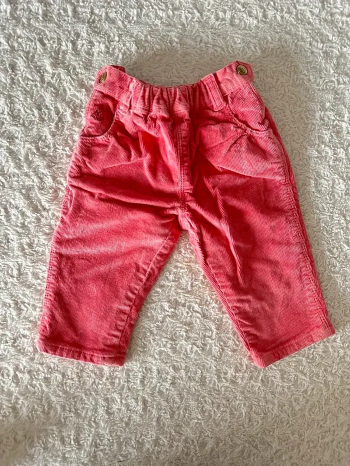 Pantalon velours 6 mois petite bateau - photo numéro 2