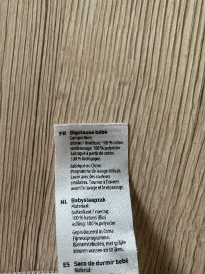 Gigoteuse hiver bébé mixte imprimé étoile 3/6 mois Pocopiano - photo numéro 6