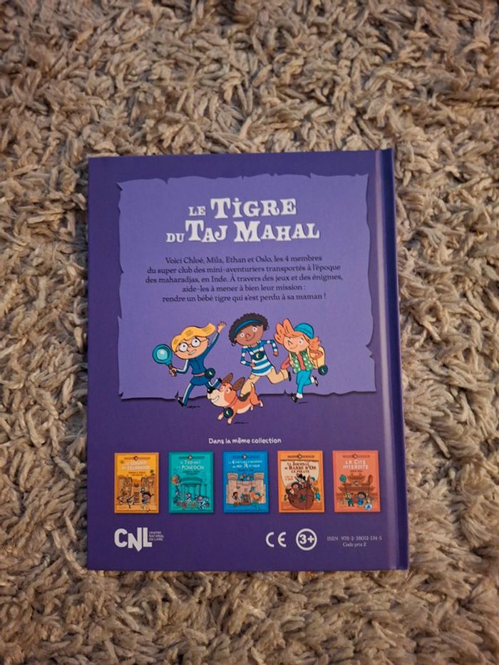 Livre le tigre du taj mahal énigmes et jeux hachette McDonald's - photo numéro 2