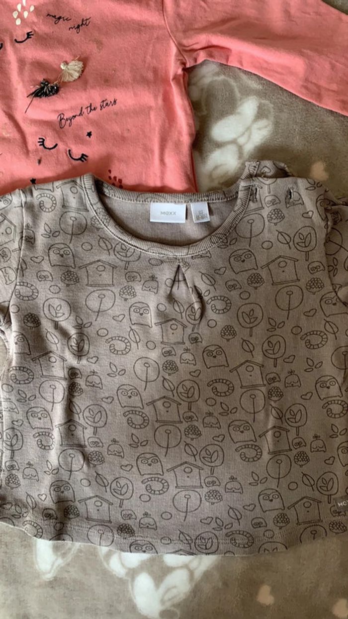 Lot de 4 tee shirt manches longues 12 mois - photo numéro 8