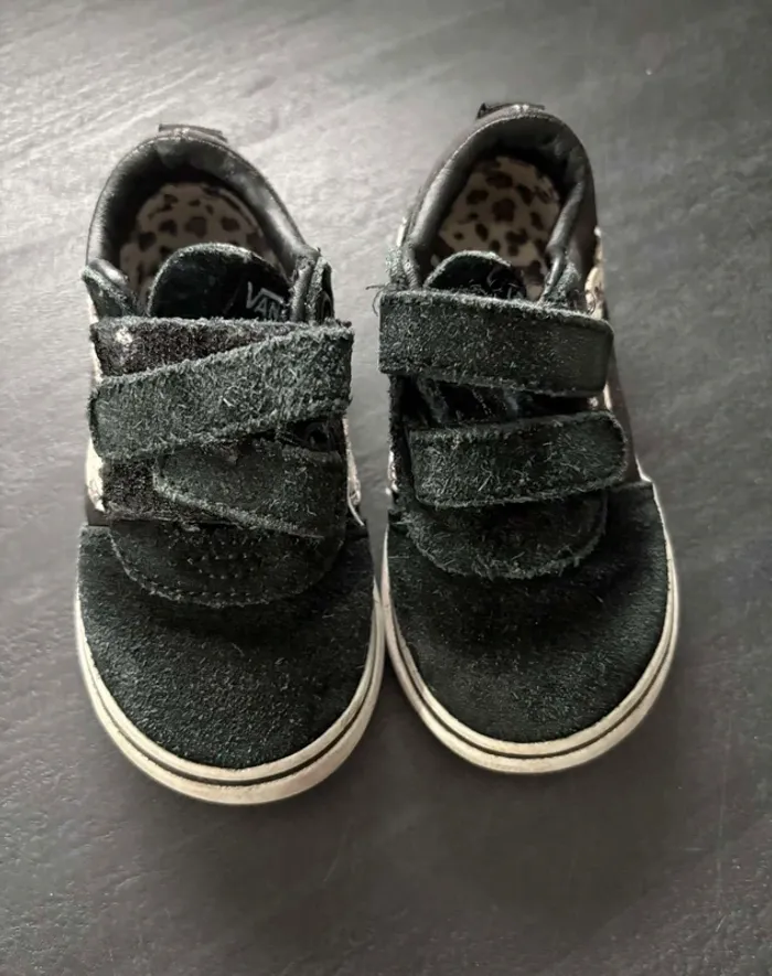 Vans à scratch léopard taille 22 - photo numéro 2