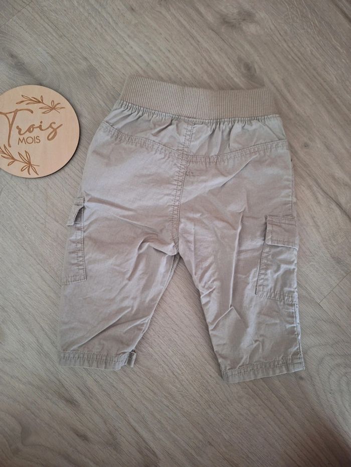 Short bermuda beige 3 mois - photo numéro 2