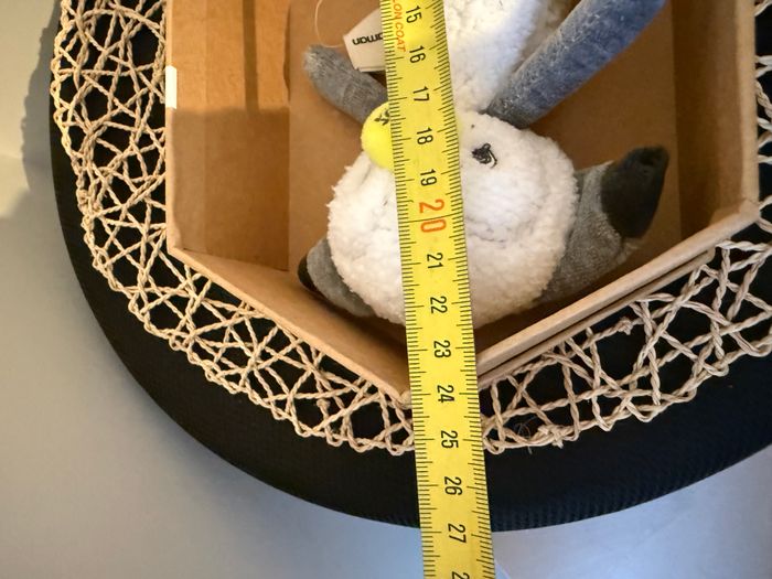 Prémaman Peluche en velours et sherpa forme lémurien - photo numéro 3