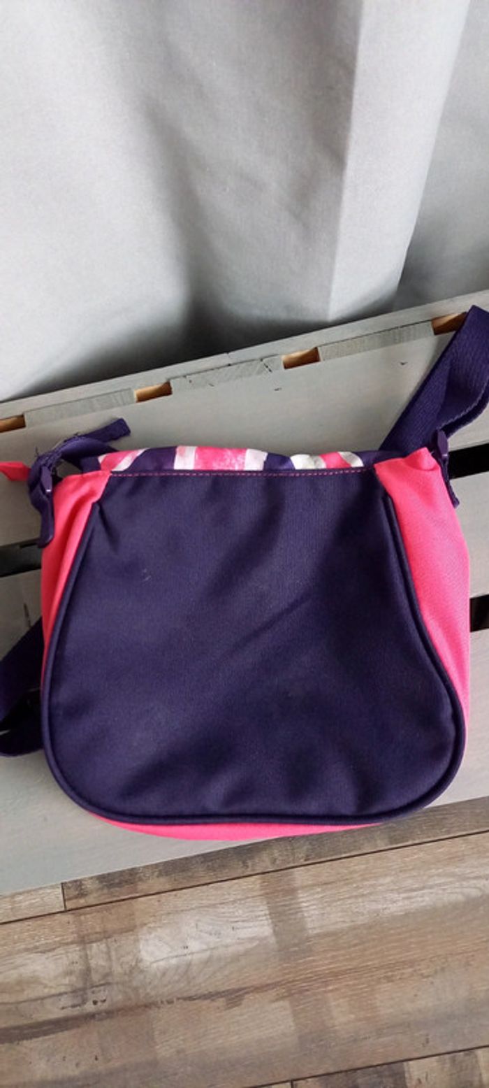 Sac bandoulière Pepe jeans enfant rose motif london - photo numéro 2