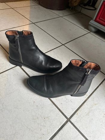 Bottines cuir