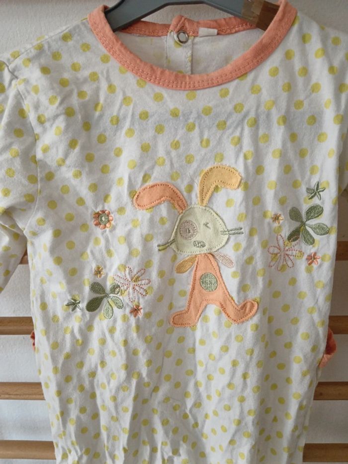Pyjamas lapin a pois - photo numéro 2