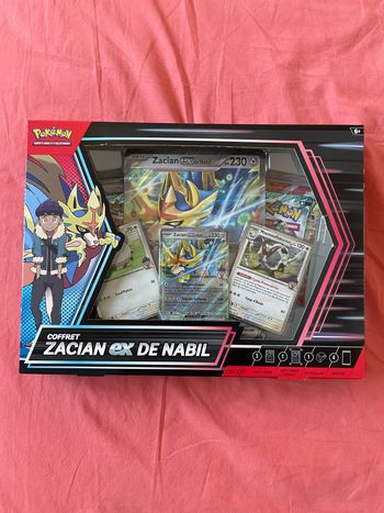 Pokémon coffret zacian ex Nabil