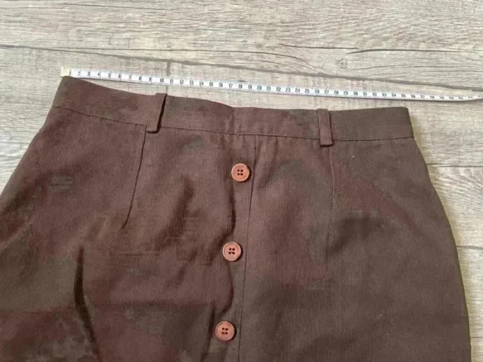 Jupe brune courte taille 38 - photo numéro 5