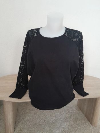 Blouse manches en dentelle 💫oversize 💫Nina Paris💫Taille 38-40