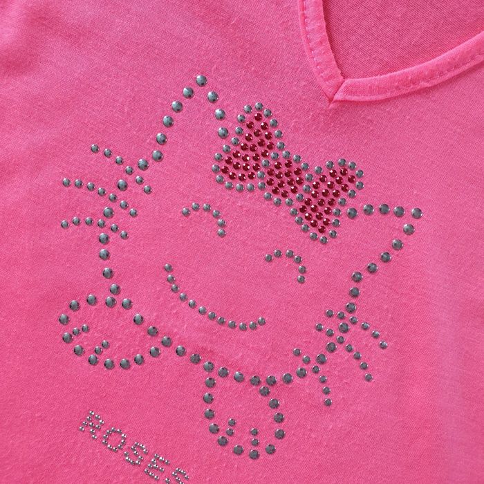 🩷 Haut avec franges 4 ans #emyfleury_4ansfille - photo numéro 2