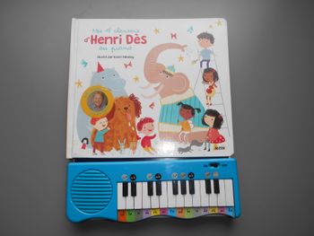 Livre piano: Mes 15 chansons d'Henri Dès au piano