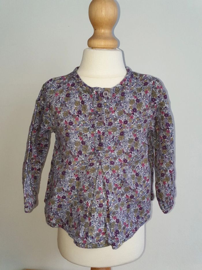Tunique fleuri Petit Bateau 18 mois