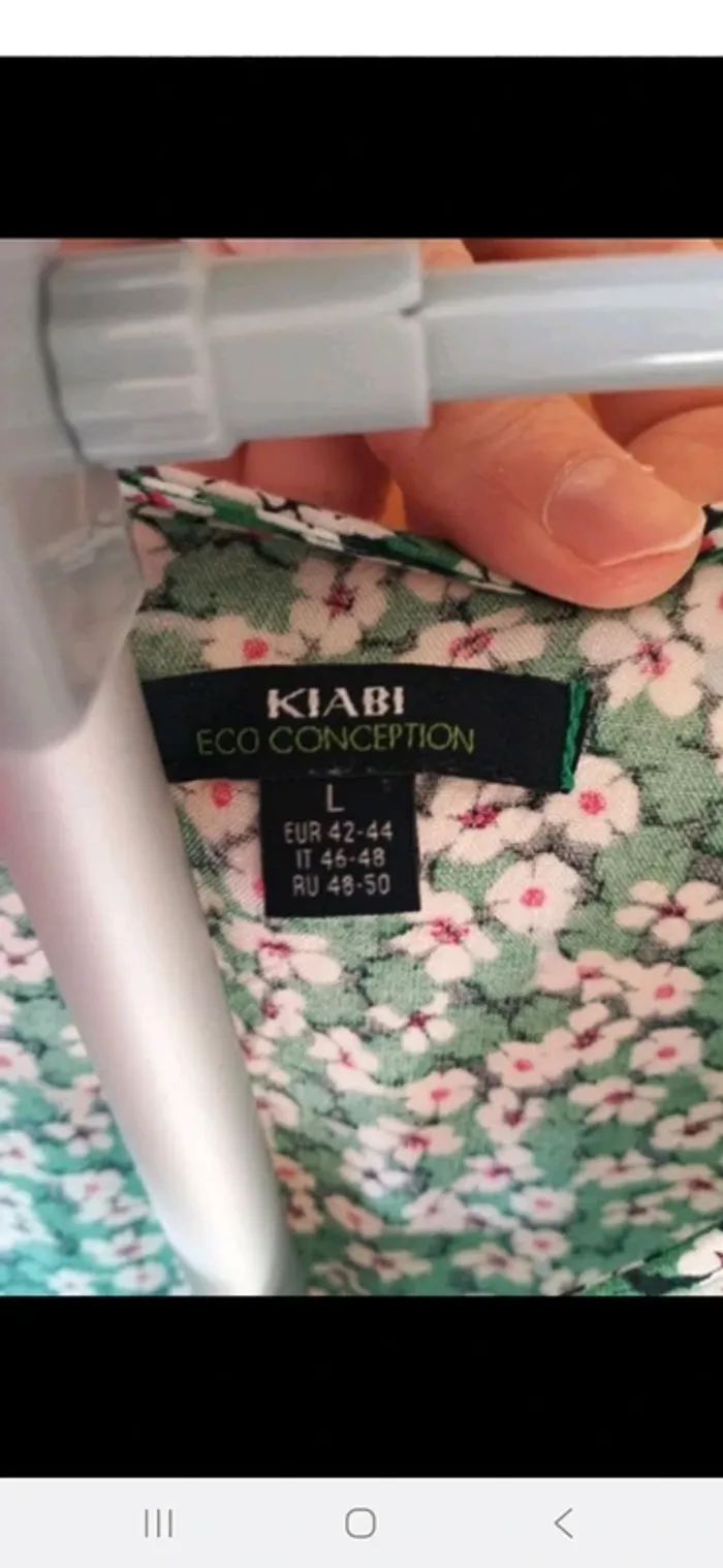 Robe kiabi verte taille 42-44 - photo numéro 2