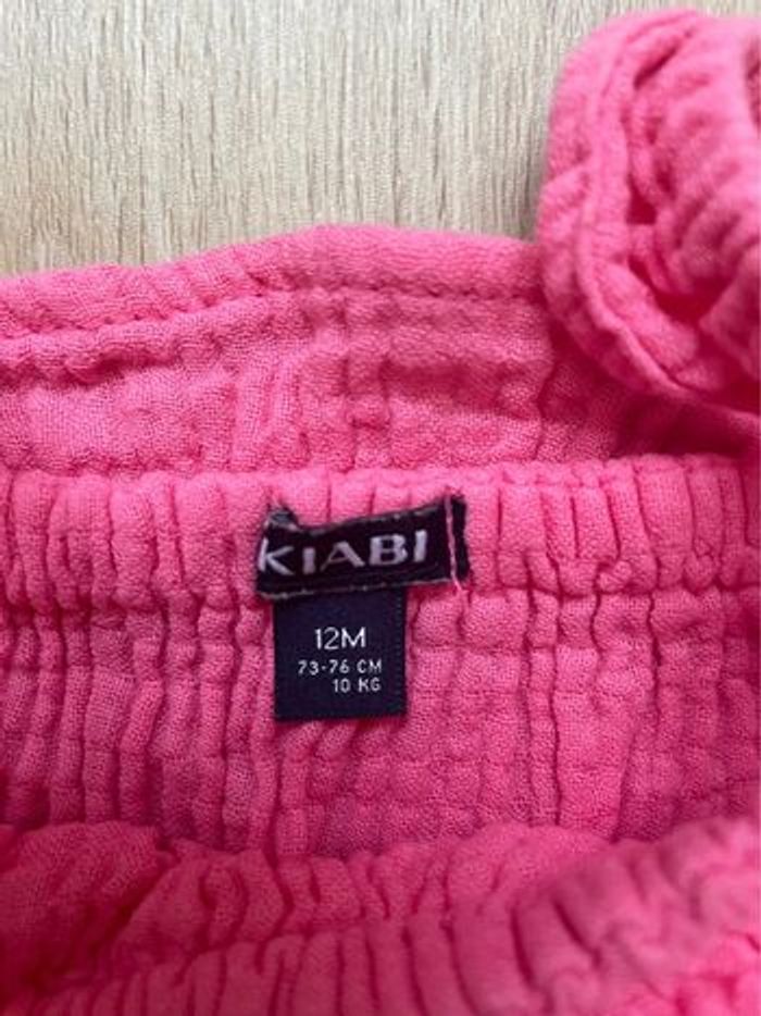 Débardeur Kiabi rose gaz de coton 12 mois - photo numéro 3