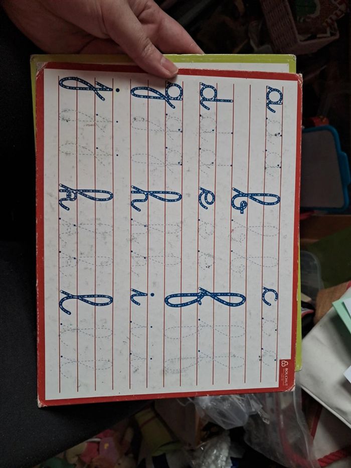 Lot de 2 ardoises apprentissage ecriture - photo numéro 3