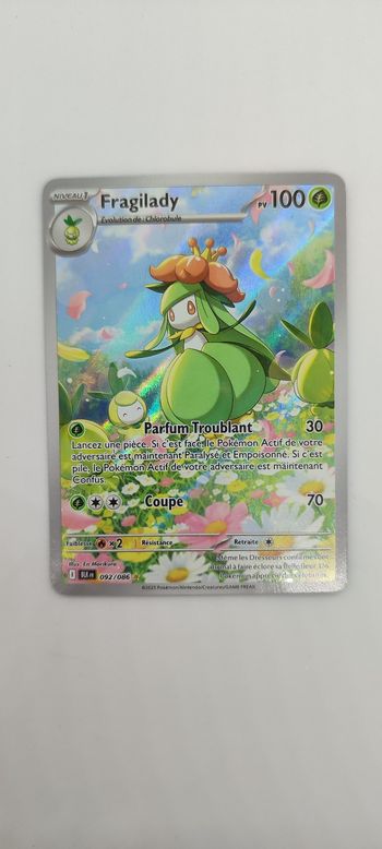 Carte pokémon fragilady 092/086