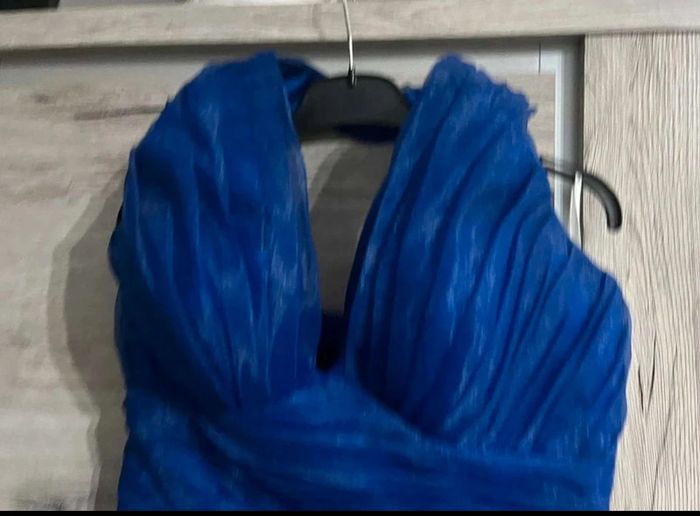 Robe  de  cérémonie  mariage  bleu roi M  38  femme - photo numéro 2