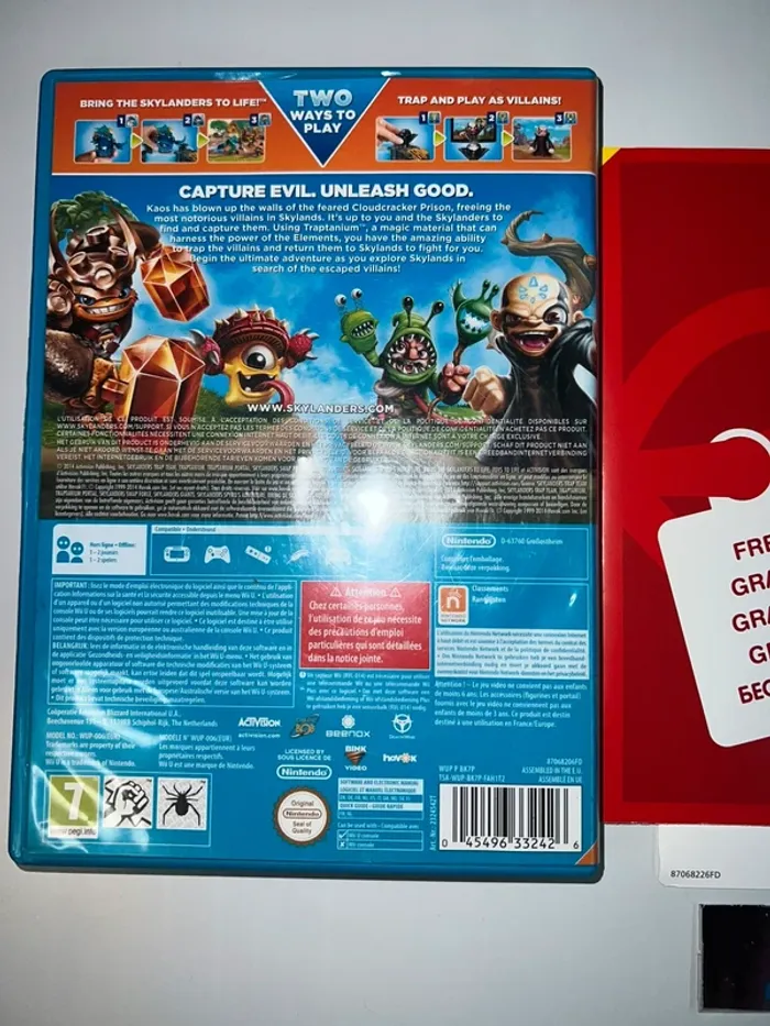 Skylanders Trap Team - Nintendo Wii U Sans Notice Version Française - photo numéro 5