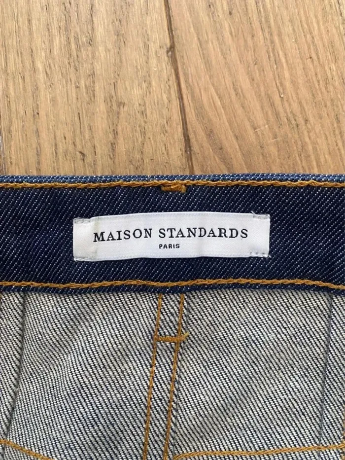 Mini jupe en jean bleu Maison Standards taille S - photo numéro 4