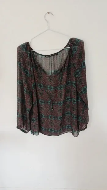 Blouse transparente Zara
