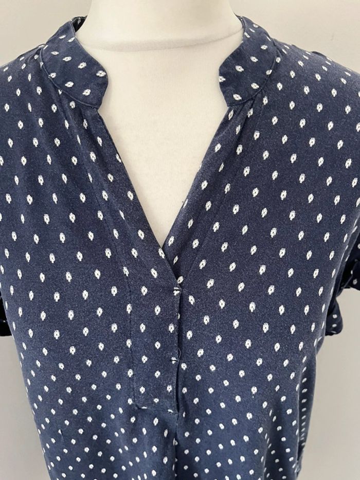 Robe marine à motifs H&M XS - photo numéro 2