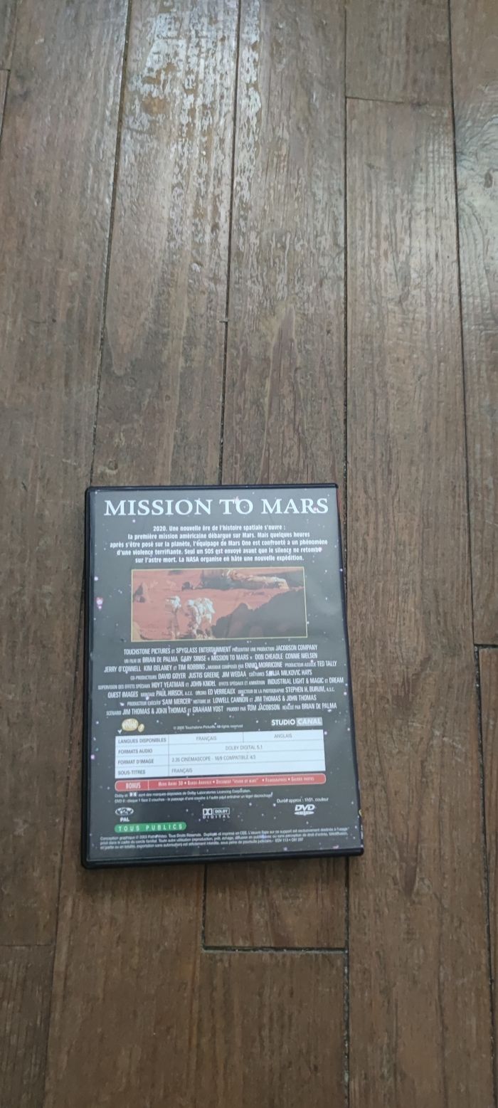 DVD mission To mars - photo numéro 3