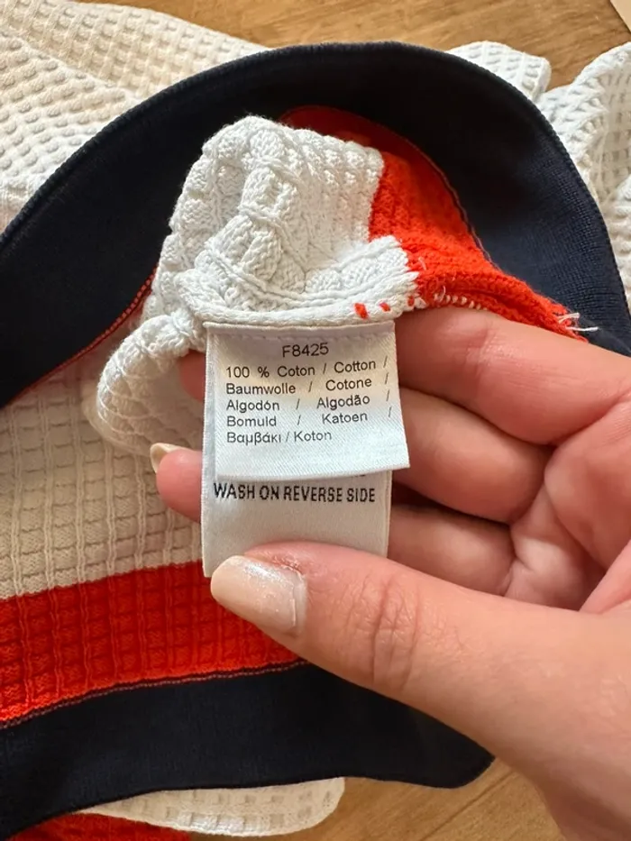 Pull Lacoste blanc taille 40 - photo numéro 5