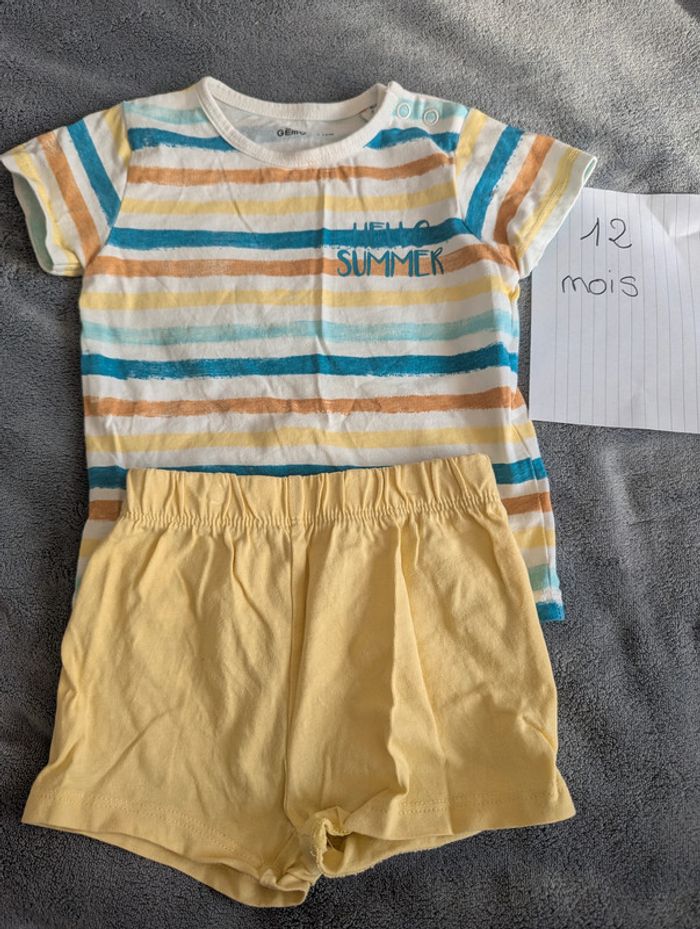 Ensemble été - Gémo - 12 mois