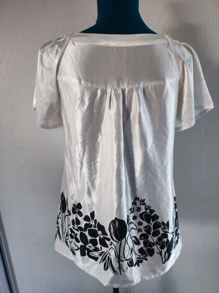 Blouse satinée M/L - photo numéro 4