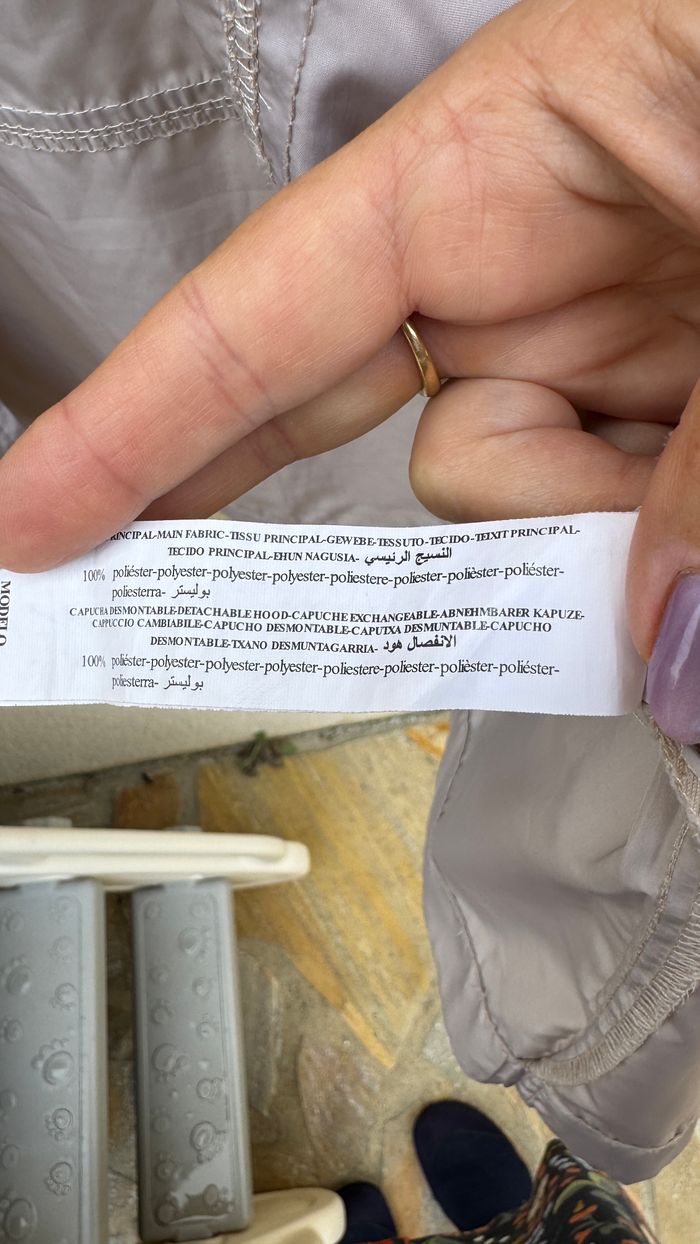 Parka légère beige Punta Roma taille L - photo numéro 5