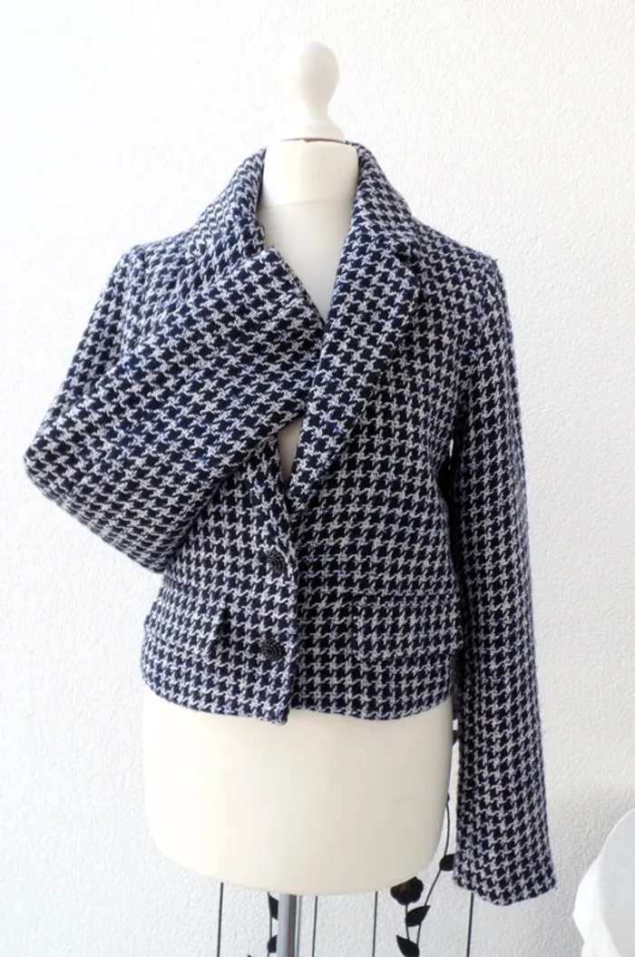 Veste-tailleur tweed chic T.36/38 - photo numéro 4