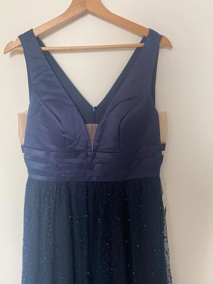 Robe de soirée - longue bleue - photo numéro 2