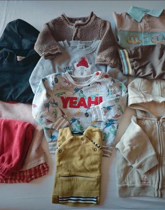 Lot de vêtements garçon 11 pièces 3 mois - photo numéro 3